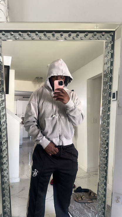 RR WAFFLE KNIT GRAY