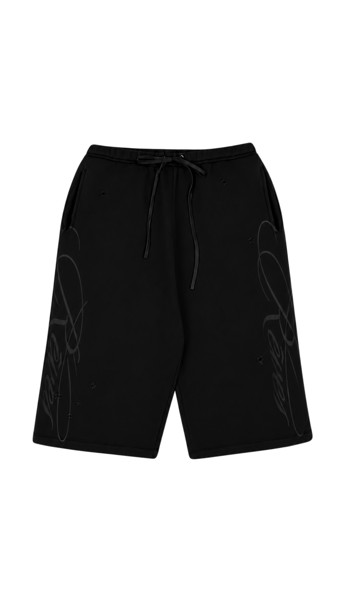 Cursive Shorts 3/4