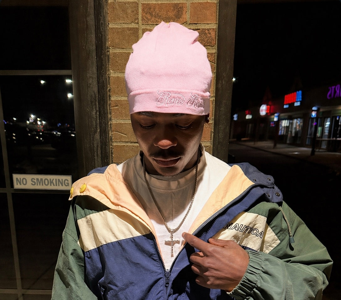 RR Pink Skull Toque